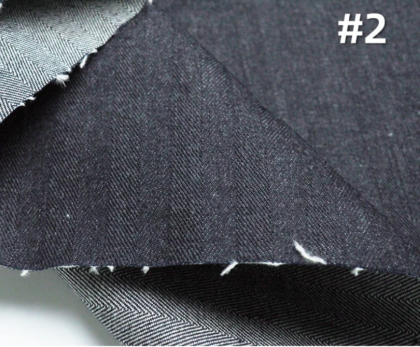15oz Herringbone Twill Selvadge Raw Denim Fabric r Dark Blue Jean Jacket Selvedge Cloth Manufacturers W387832