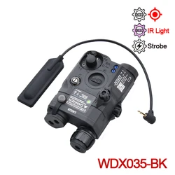 Tactical Airsoft Multifunction Laser and LED Weapon Light (BK Red Laser)