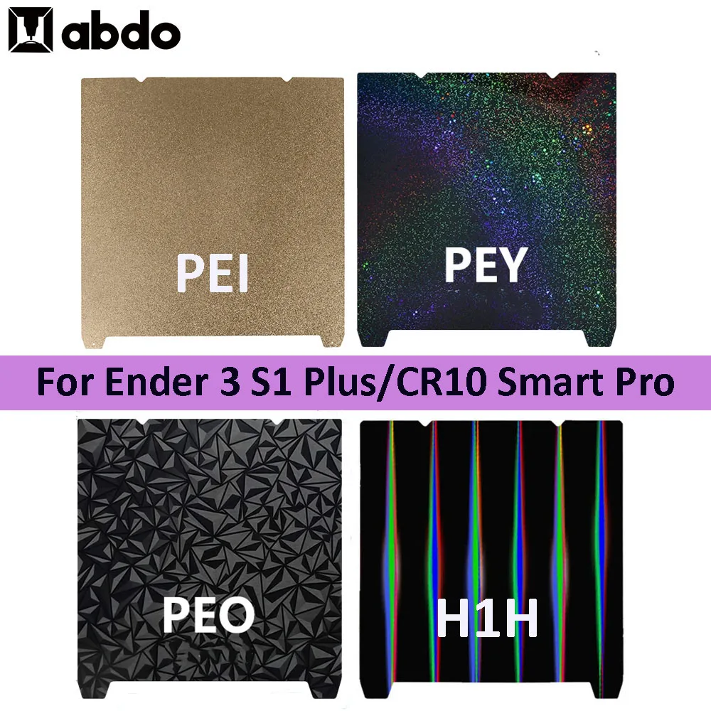 For Ender 3 S1 Plus / Sovol sv06 Plus Build Plate 310*315mm Printing Platform Board PEI Sheet PEO PEY Plate For CR-10 Smart Pro