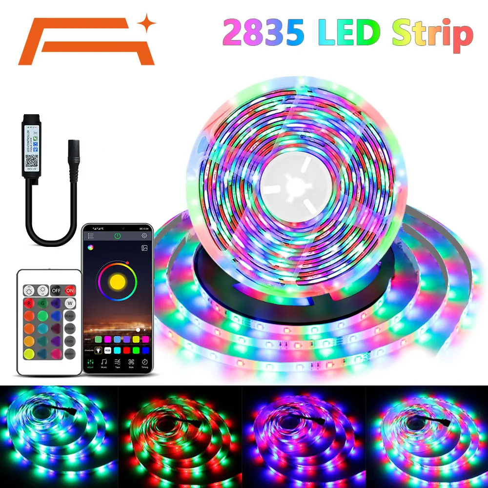 Usb Led Strip 5050 Rgb Tv Background Lighting Kit Ir Music Bluetooth  Controller - Led Strip - Aliexpress