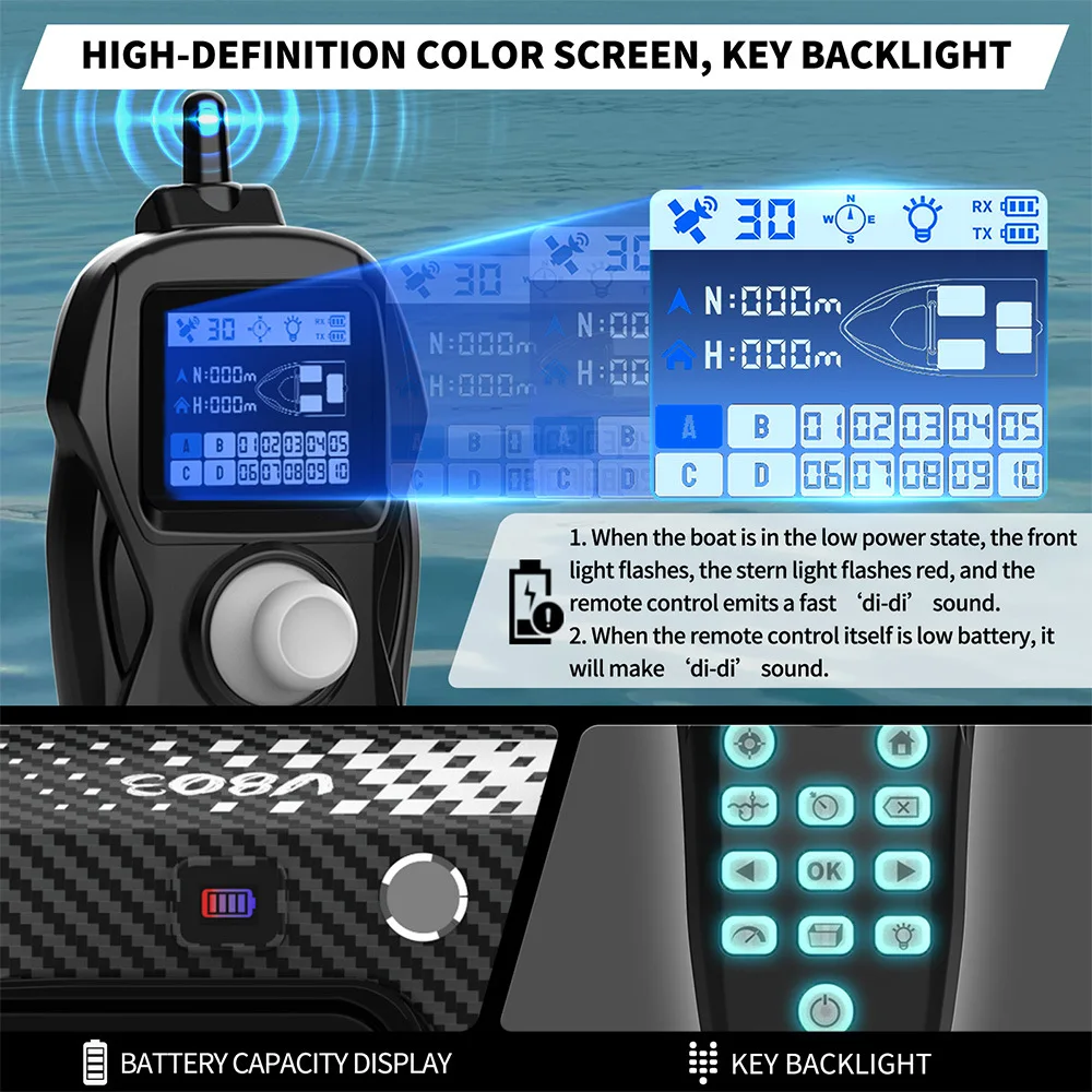 Trabucco lucky fish finders wireless da pesca in mare