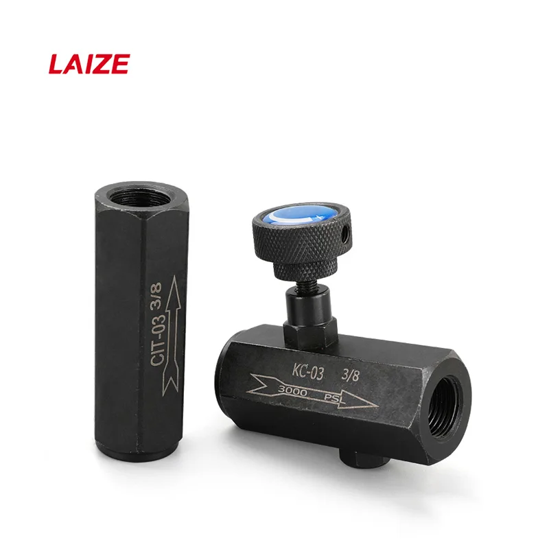 Laize-válvula Pneumática Hidráulica do Acelerador Controle Unidirecional de Pressão de ar Flow Cit02 Cit-03 Cit-04 Cit-06 Kc-03 Kc-04 Kc-06