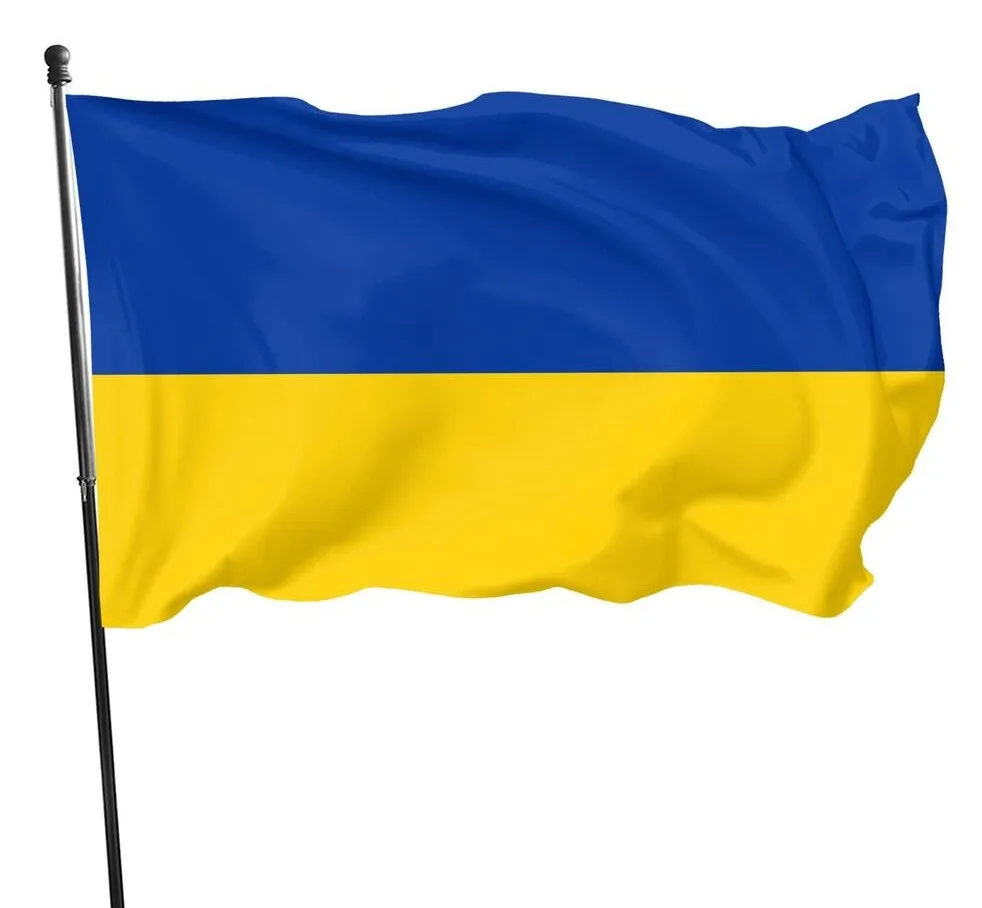 Free Shipping 3ft x 5ft Hot Sale NEW Ukraine Flag 90x150cm 3x5ft Blue