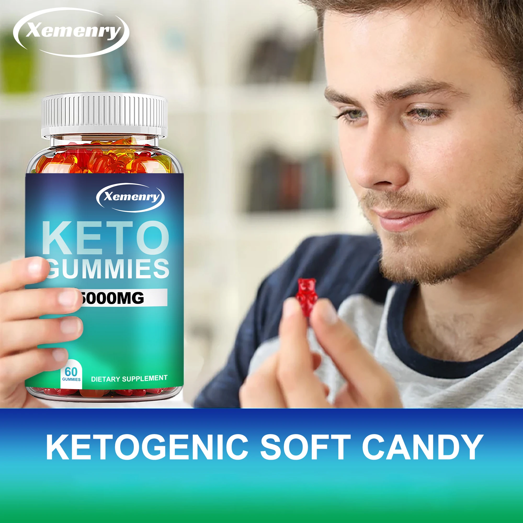 Keto Gummies - Burn Fat, Weight Management, Speed Up Metabolism, Digestive Health, Appetite Control - 60 Gummies - Image 5