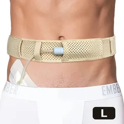Adjustable Abdominal Dialysis Protection Belt with Catheter Support (L)