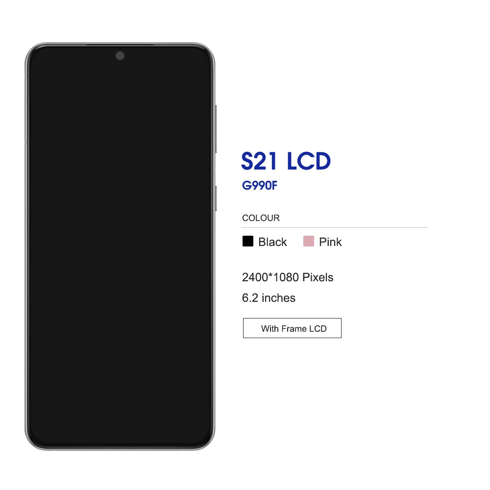 ׽Ʈ TFT ǰ Ｚ S21 5G ÷ SM-G991B G991B/DS G991U, S21 LCD ÷ ġ ũ Ÿ  
