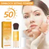 Eelhoe 8g Spf50 Sunscreen Loose Powder Makeup Setting Matte Face Waterproof Invisible Pores Lasting Sunblock Setting Powder 1