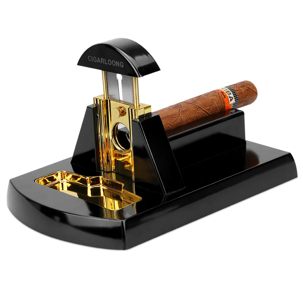 LuxuryTabletopCigarGuillotineScissorsStainlessSteelCigarCutterSharpCigarSmoking