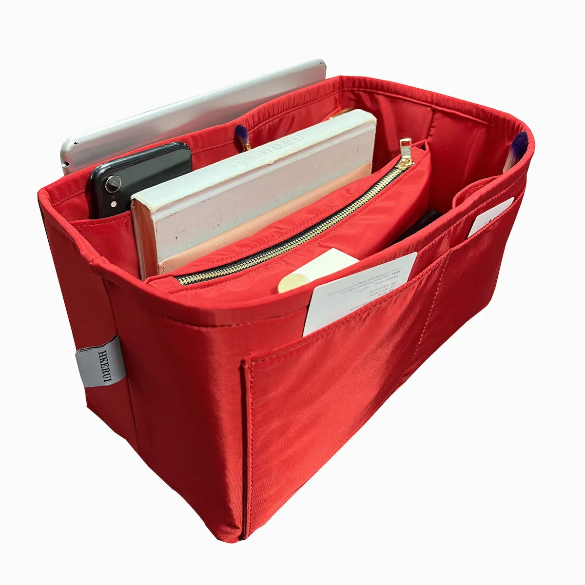 For Speedy 25 30 35 40 20 insert Bags Organizer Makeup Handbag Organize Inner Purse Portable base shaper Premium nylon (Handmad 4