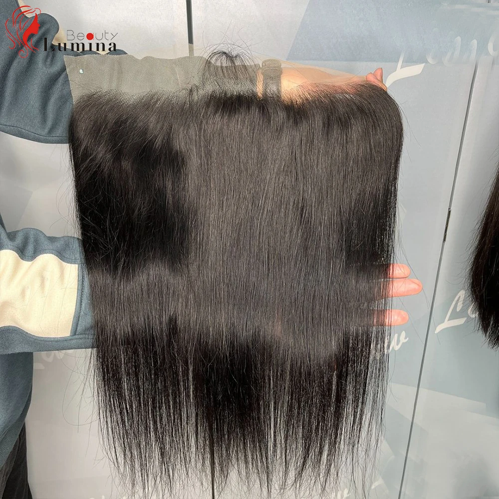 Frontal 13x4 HD Lace Only Invisible Transparent Lace Melt Skins Straight 13x4 Frontal Human Hair Remy Pre Plucked human hair lace product human hair frontal