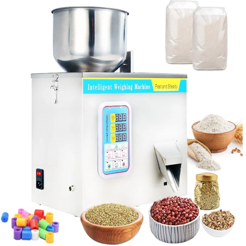 FZ-100 1-99g Automatic Powder Granule Filling Packing Machine Particle Subpackage Device Weighing three side automatic powder particle weighing packaging