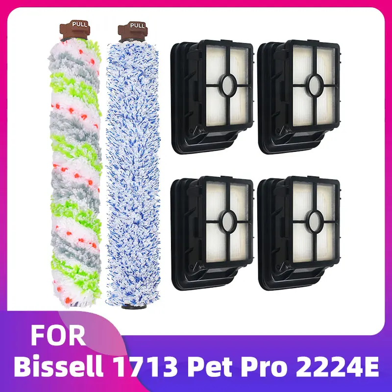 Pet Pro Cordless Vacuum Replacement Motor Filter and Main Brush Roll Bar