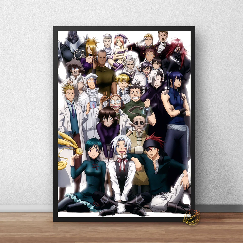 D Gray Man Anime Poster Wall Decor Canvas Picture Prints Art For