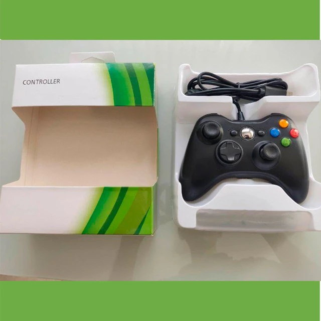 Controle De Xbox 360 Com Fio Para Video Game e PC - Ribershop Segurança -  Sua Loja de Segurança Eletrônica de Confiança