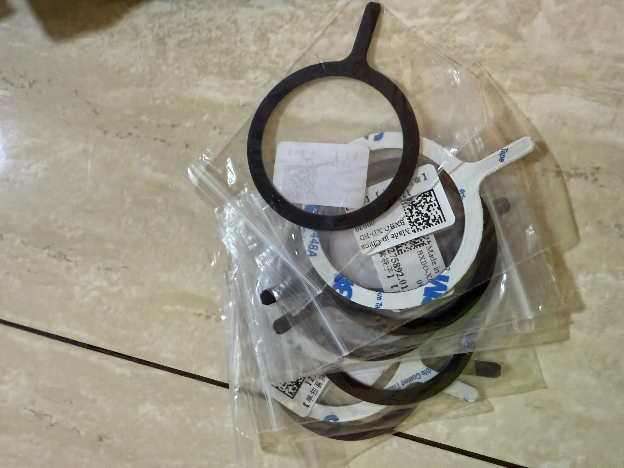 3/5 PC Metal Ring Plate for Magsafe Accessories for iPhone 14 15 Magnetic Mobile Phone Holder Car Wireless Charger Iron Sheet photo review