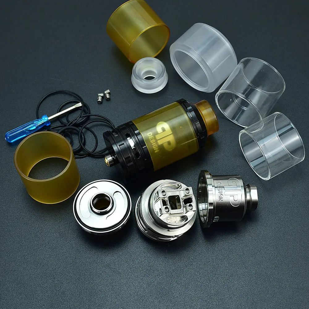 

28mm Atomizers QP Designs Fatality RTA Atomizers Tank rta Top Adjustable airflow TopFill Vape Atomizers vs Fatality M25 RTA