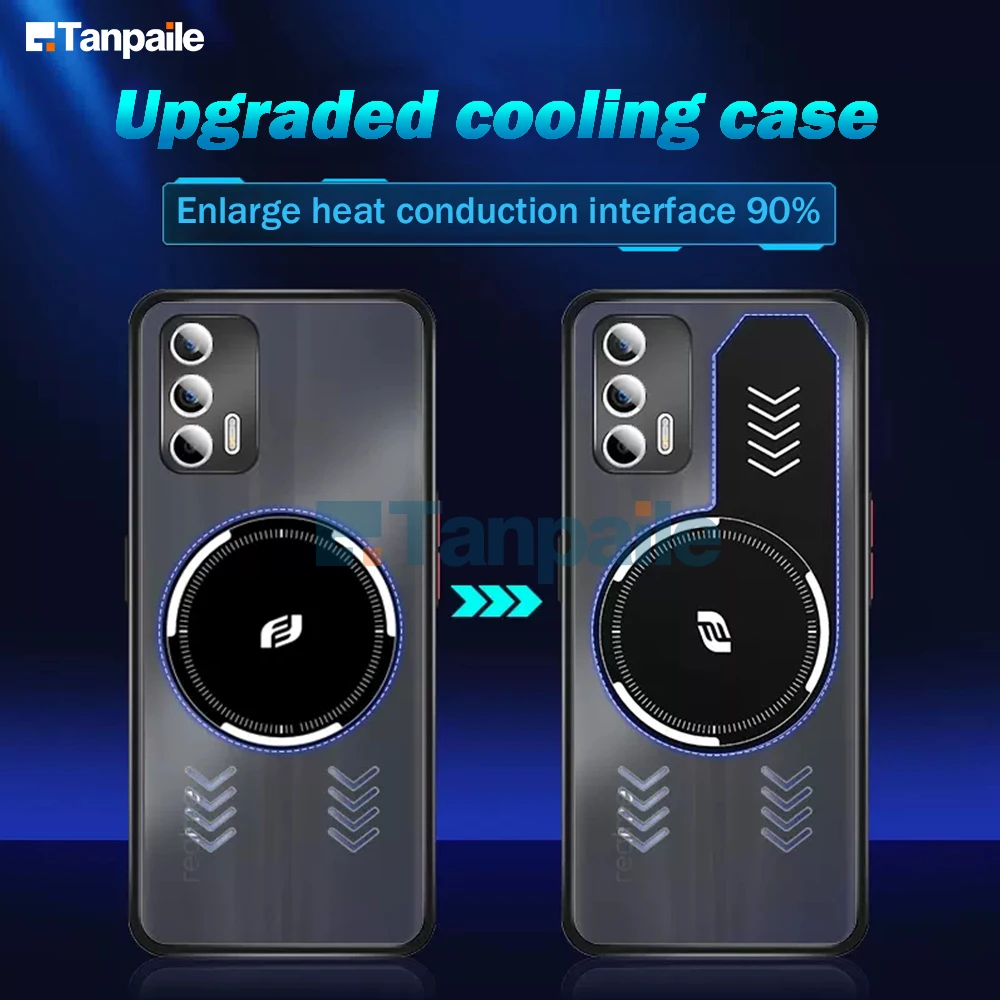 Magnético de Refrigeração para Realme gt 5g Neo2 Neo 3t Gt2 Neo2t Gt2 Pro Explorador Flash Mestre q3 Magsafe Dissipação de Calor Capa Case - Image 3