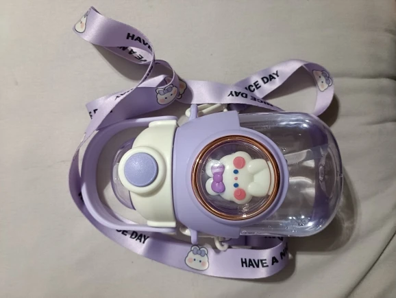 Kinder-Wasserflasche mit Strohhalm - 820ml Foto-Test