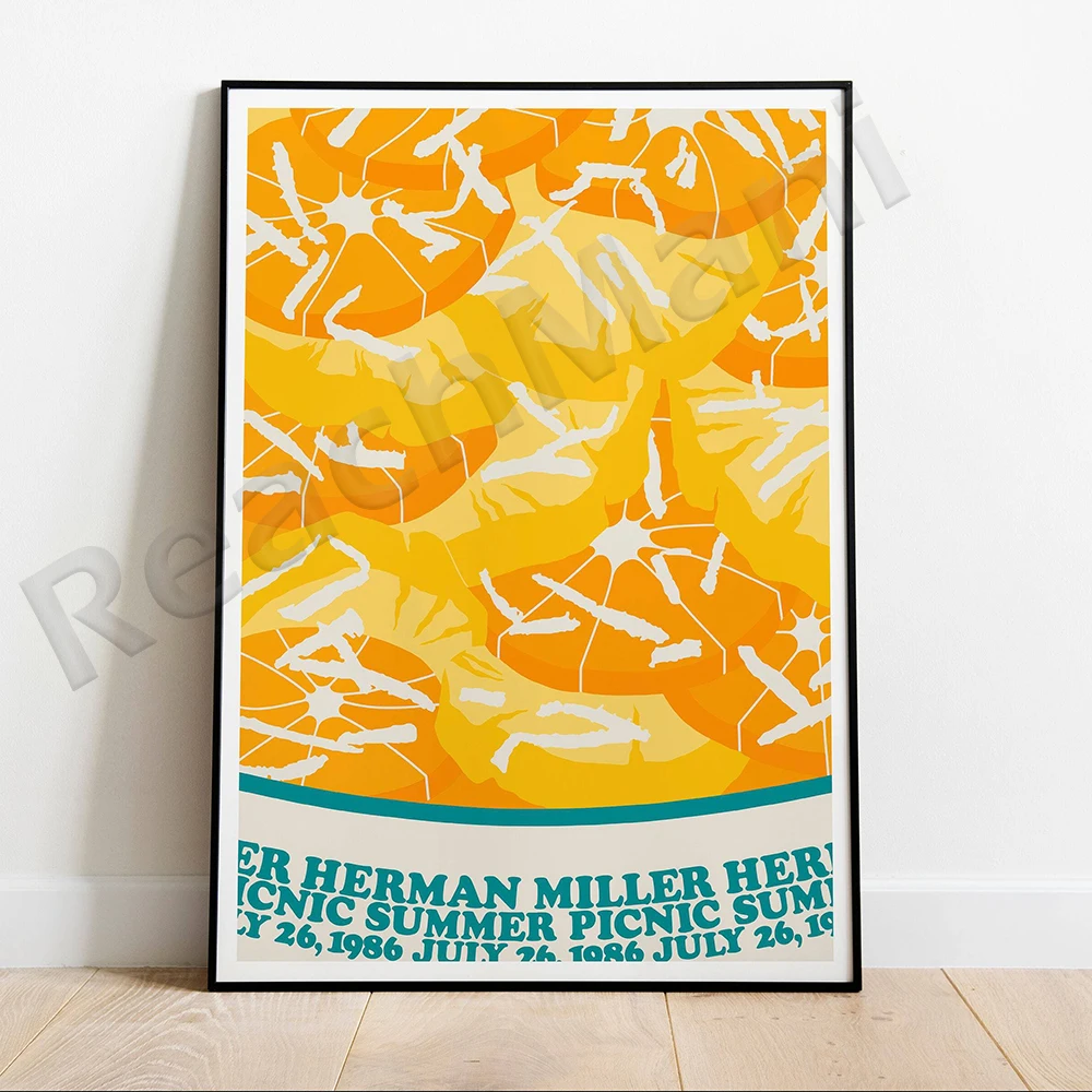 Herman Miller SummerPicnic ポスター サマーピクニック Herman Miller Summer Picnic Poster / Vintage - MID-Century