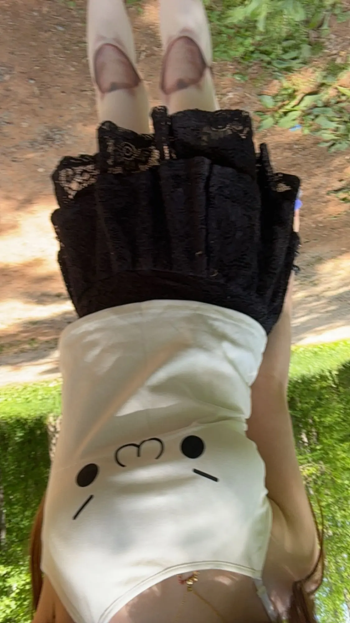 Kaomoji Sling Vest - Cutecore Aesthetic photo review