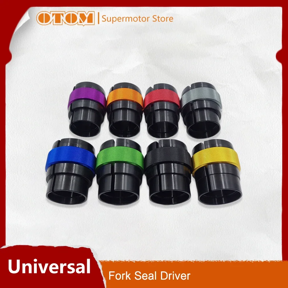OTOM Motorcycle Fork Seal Driver motorcycle fork seal driver Steel And Aluminum Front Shock Absorber Oil Seal Bushing Tooling Universal Motorcross Accessory