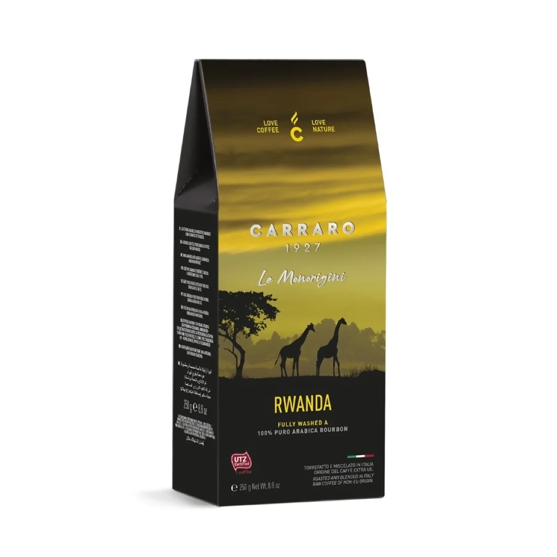 Кофе молотый Carraro Rwanda