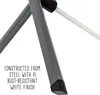 Collapsible steel drying rack. Space-saving design for indoor or outdoor use. Sturdy and foldable. 4