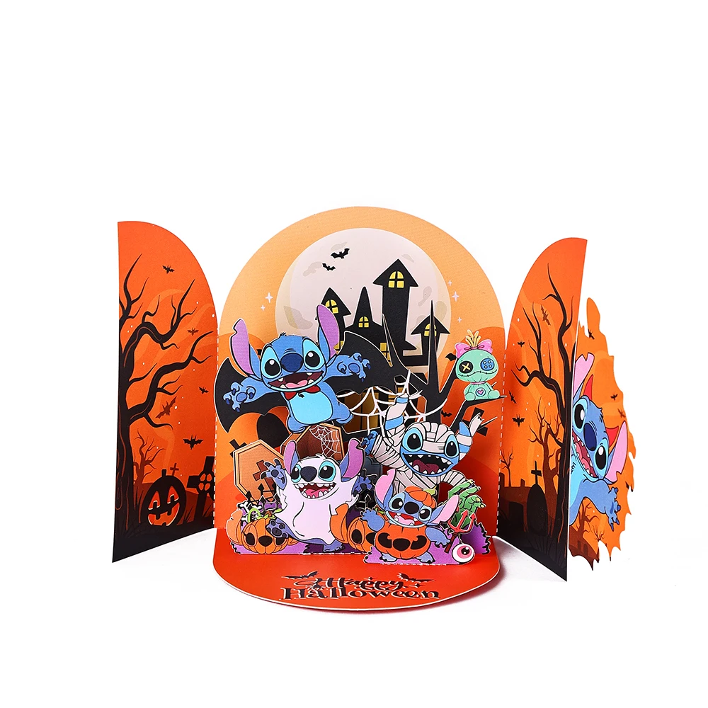 D'invitation Halloween, 3D Carte Pop Up Anniversaire Avec Enveloppe