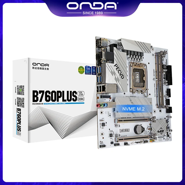 JGINYUE B760M Carte Mère LGA 1700 Soutien Intel Core i3/i5/i7/i9