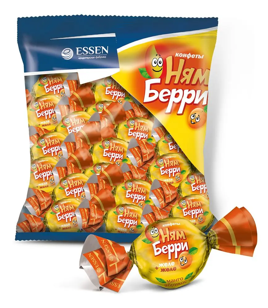 Рисунок 2 - Упаковка 4 пачки Конфеты Essen