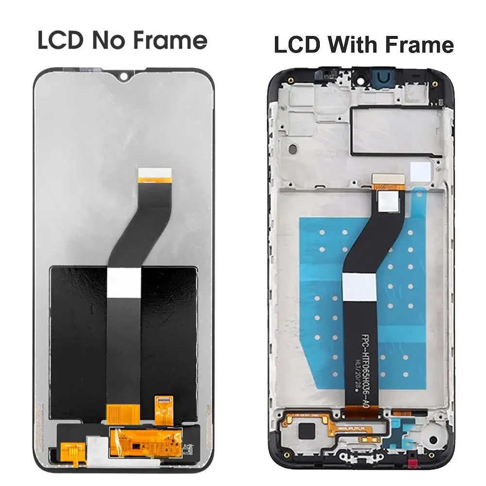 6.5" For Motorola Moto G8 Power Lite XT2055-2 LCD Display Touch Screen Digitizer Assembly Replacement G8 Power Lite With Frame