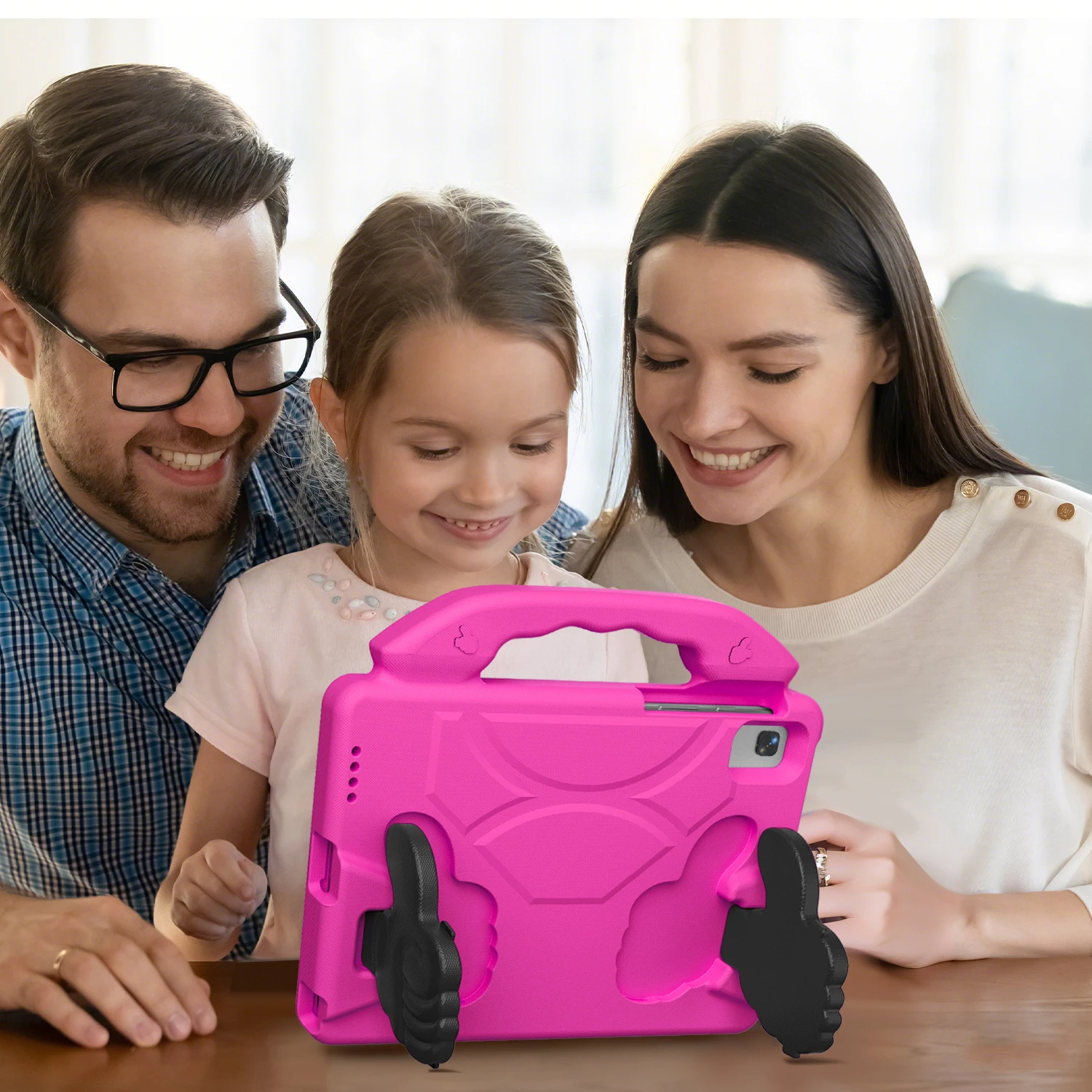 Shockproof Lightweight Tablet Case with Handle Stand, 10.4-inch