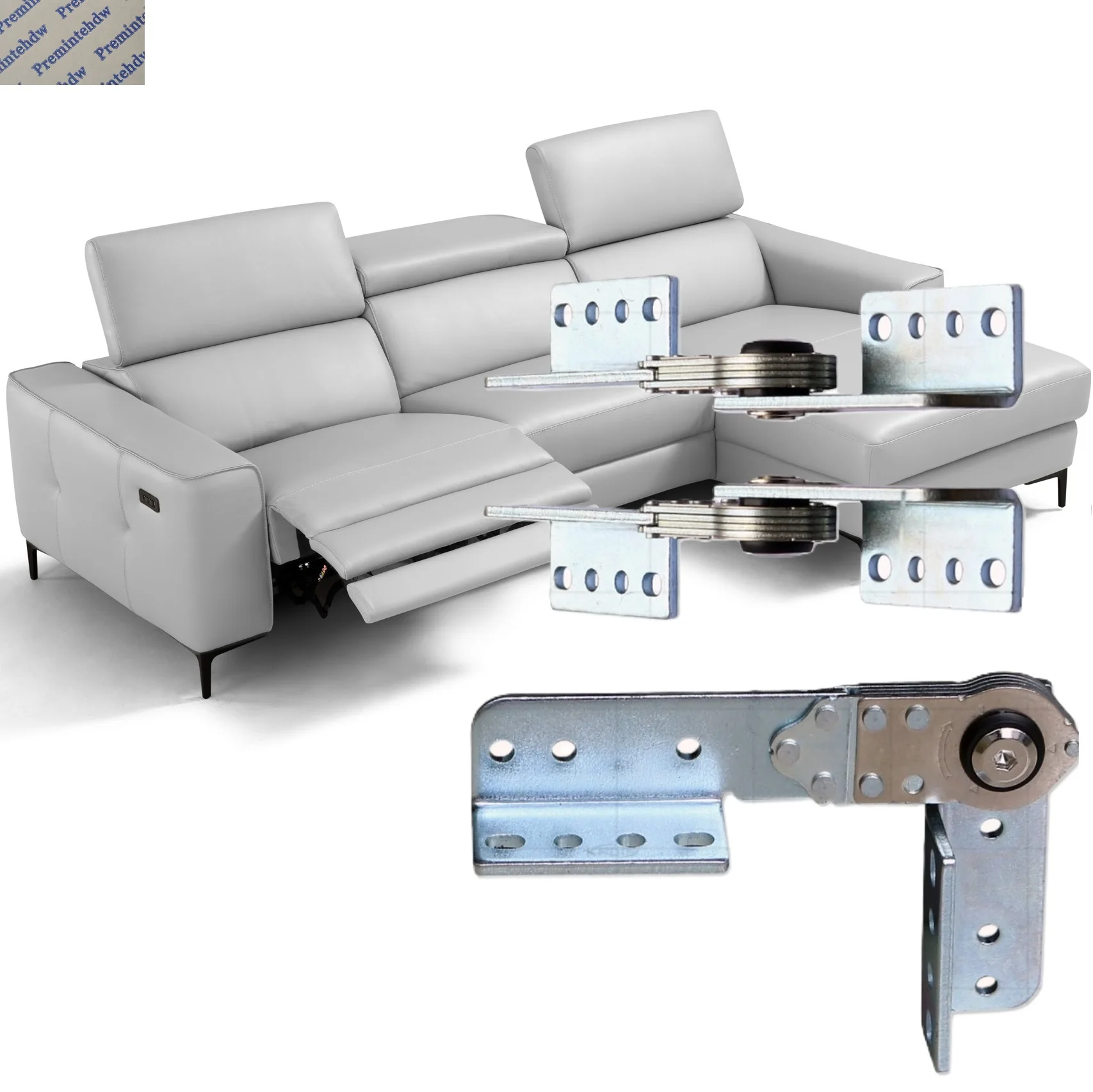 1Pair Smooth Low Noise Recliner Ratchet Hinge Angle Adjuster With L ...