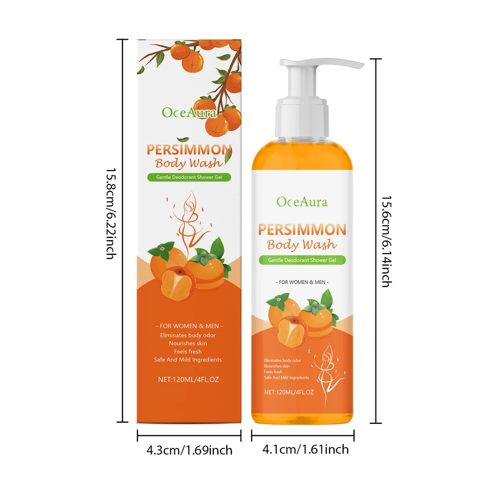Oceaura Persimmon Moisturizing Body Wash Gel