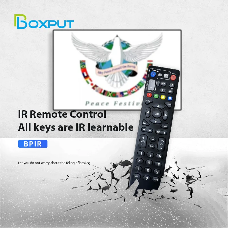 BOXPUT BPIR 유니버설 스마트 TV IR 리모컨 (학습 기능 탑재) 삼성 스마트 TV 리모컨, DVD, TV 박스 호환