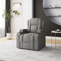 Расслабляющее кресло Rosahqnda, кресло для телевизора с функцией откидывания, функция массажа, массажное кресло с дистанционным управлением, кресло с откидной спинкой — изображение 4