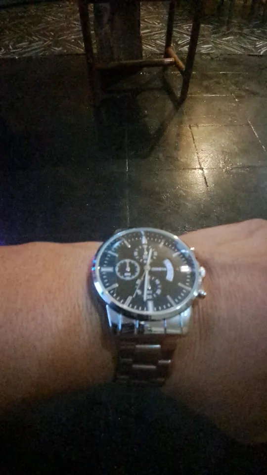 Fashion Men's Stainless Steel Watch photo review