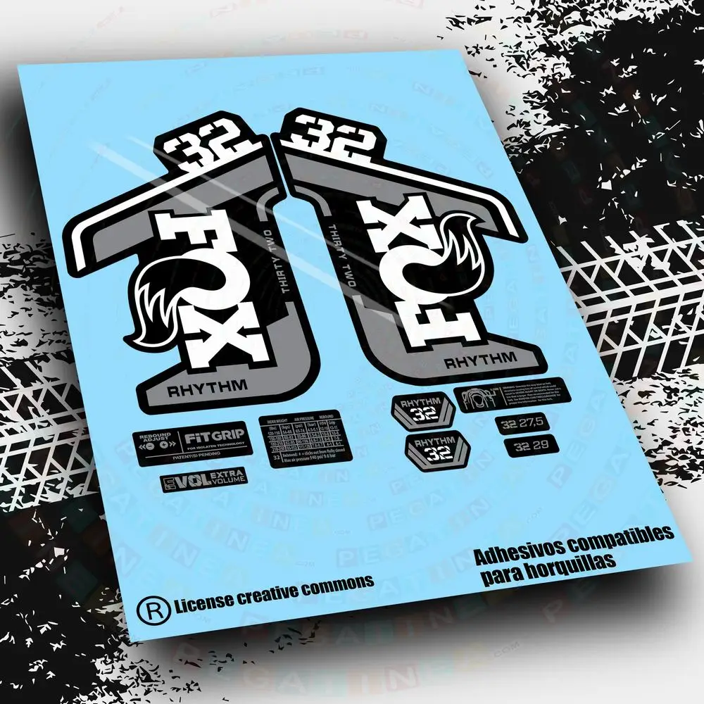 Adesivi Hairpin Fox 34 2021-22 Wp454 Accessori Ciclismo Mountain Vinilos Mtb Btt