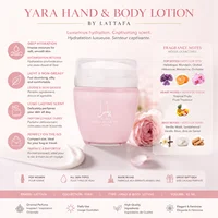 Lattafa Yara Lotion Corps et Mains 45ml – Hydratante, Parfum Floral Oriental, Soin Peau Douce 2