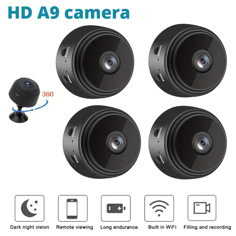 A9MiniCamera1080PWirelessWiFiCCTVIndoorOutdoorMINIIPCamera
