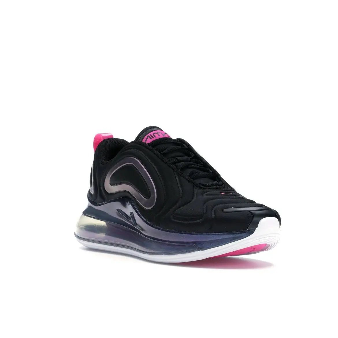Nike Air Max 720 SE Black Laser Fuchsia Women Sneakers White-Laser