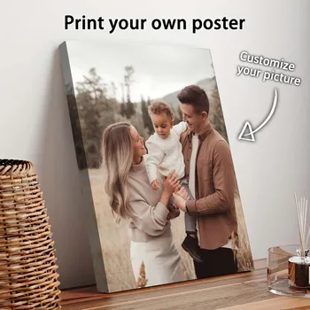 Quadri su Tela Personalizzati: Poster, Decorazioni Murali, Animali Domestici, Famiglia, Paesaggi, con Cornici Fai-da-Te