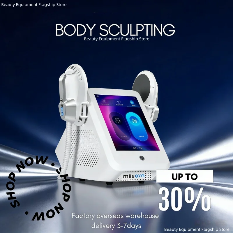 Nuevo Equipo de Masaje y Moldeado Corporal Myoslim Neo RF, Máquina EMS para Levantar Glúteos, Estimulador Muscular de 6500W