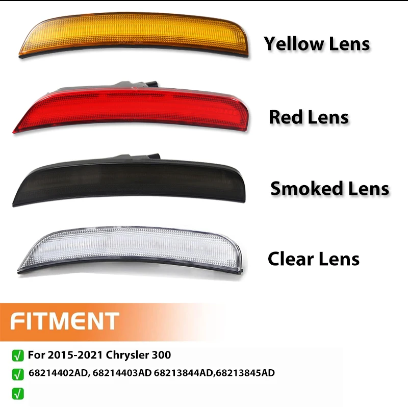 Chrysler 300 2015–2021 LED Side Marker Lights 5
