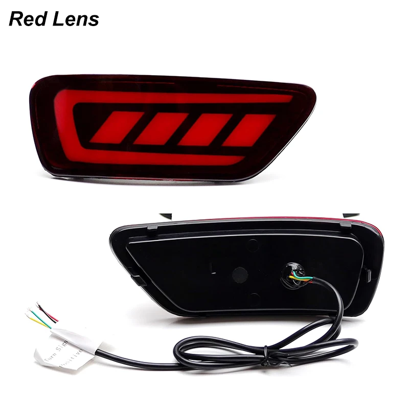 2pc LED Rear Bumper Reflector Lights For Jeep WK2 Grand Cherokee, Patriot, Compa