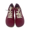 Tipsietoes 2025 Natural 100% Cotton Canvas Barefoot Women Lace Sneaker With Flat Soft Zero Drop Sole Wider Toe Box Light Weight 6