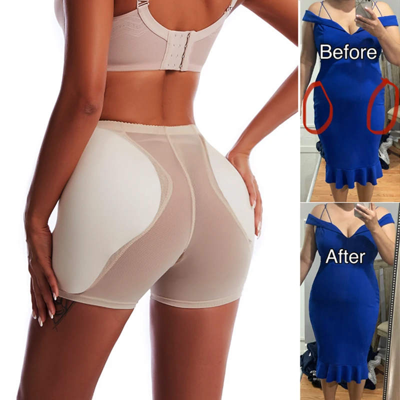 Womens Butt Lifter Shapewear Hip Pads Enhancer Panties Shaper Boyshort