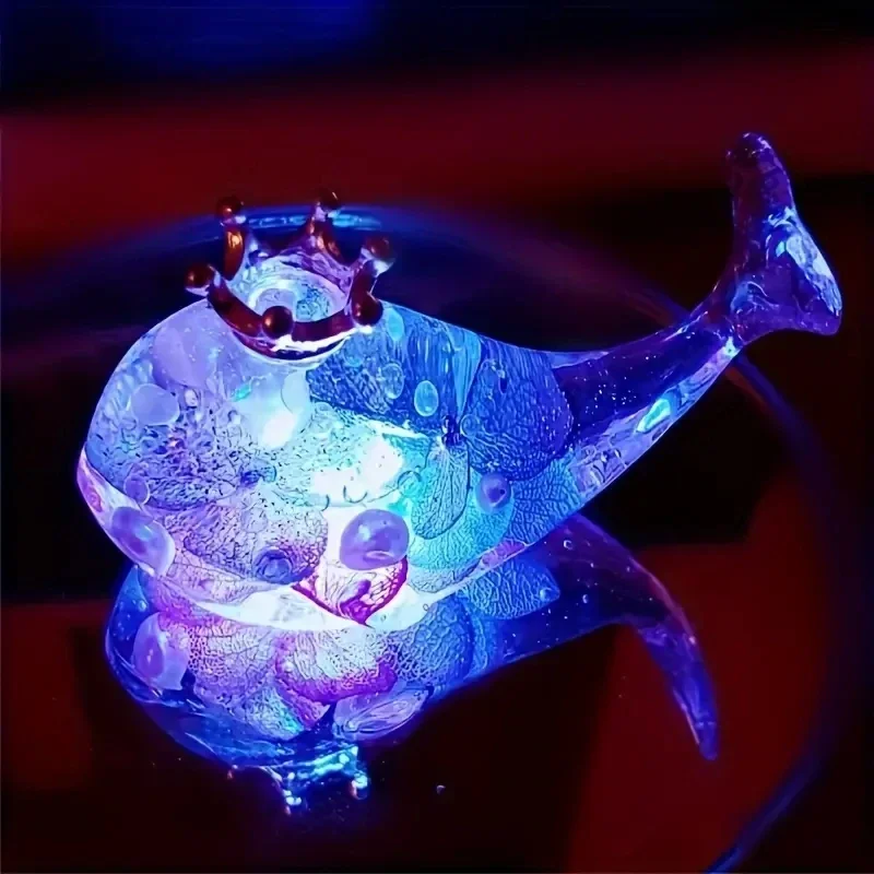2Pcs Crystal Silicone Moulds Epoxy Resin Dolphin Mould Silicone Moulds 3D Ocean Animal Set Whale Epoxy