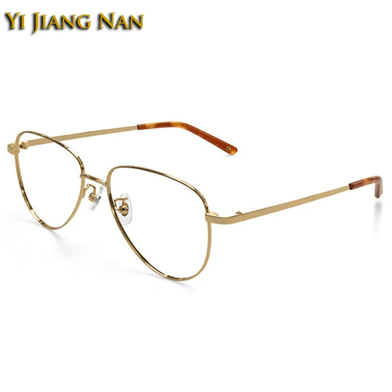 

Women Fashion Pilot Eyewear Optical Prescription Glasses Frame Aviator Men Eyeglasses Spectacles Recipe Sunglasses Gafas