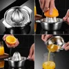 Mini stainless steel manual lemon juicer, orange extruder, fruit press, household juicer, suitable for a variety of citrus fruit 6